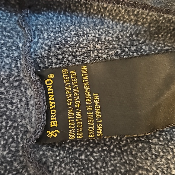 Men's Browning 1/4 Zip Pullover Top - Picture 4 of 5